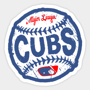 Vintage Cub Ball Sticker